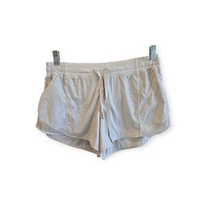 Lululemon Hotty Hot Shorts Activewear White Cream Color Size 10